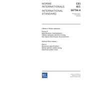 IEC 60794-4 Ed. 1.0 b:2003, Optical fibre cables - Part 4: Sectional specification - Aerial optical cables along electrical power lines