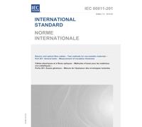 IEC 60811-201 Ed. 1.0 b:2012 First Edition: Electric and optical fibre cables - Test methods for non-metallic materials - Part 201: General tests - Measurement of insulation thickness