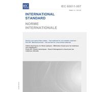 IEC 60811-507 Ed. 1.0 b:2012 First Edition: Electric and optical fibre cables - Test methods for non-metallic materials - Part 507: Mechanical tests - Hot set test for cross-linked materials