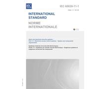 IEC 60839-11-1 Ed. 1.0 b:2013 First Edition: Alarm and electronic security systems - Part 11-1: Electronic access control systems - System and components requirements
