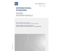 IEC 60839-5-1 Ed. 2.0 b:2014, Second Edition: Alarm and electronic security systems - Part 5-1: Alarm transmission systems - General requirements
