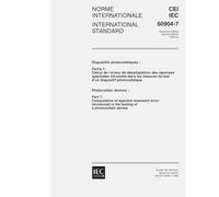 IEC 60904-7 Ed. 2.0 b:1998, Photovoltaic devices - Part 7: Computation of spectral mismatch error introduced in the testing of a photovoltaic device