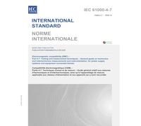 IEC 61000-4-7 Ed. 2.1 b:2009, Second Edition: Electromagnetic compatibility (EMC) - Part 4-7