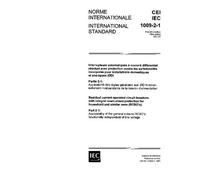 IEC 61009-2-1 Ed. 1.0 b:1991, Residual current operated circuit-breakers with integral overcurrent protection for household and similar uses (RCBO's) ... functionally independent of line voltage