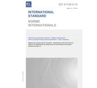 IEC 61158-4-14 Ed. 3.0 b:2014, Third Edition: Industrial communication networks - Fieldbus specifications - Part 4-14: Data-link layer protocol specificationn - Type 14 elements