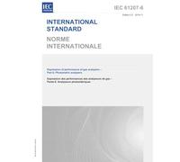 IEC 61207-6 Ed. 2.0 b:2014, Second Edition: Expression of performance of gas analyzers - Part 6: Photometric analyzers