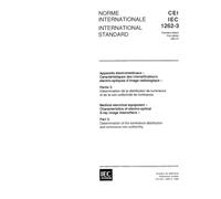 IEC 61262-3 Ed. 1.0 b:1994, Medical electrical equipment - Characteristics of electro-optical X-ray image intensifiers - Part 3: Determination of the ... distribution and luminance non-uniformity