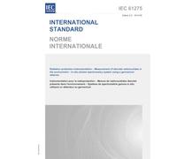 IEC 61275 Ed. 2.0 b:2013 Second Edition: Radiation protection instrumentation - Measurement of discrete radionuclides in the environment - In situ photon spectrometry system using a germanium detector
