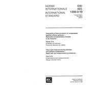 IEC 61300-3-10 Ed. 1.0 b:1995, Fibre optic interconnecting devices and passive components - Basic test and measurement procedures - Part 3-10: Examinations and measurements - Gauge retention force