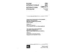 IEC 61300-3-11 Ed. 1.0 b:1995, Fibre optic interconnecting devices and passive components - Basic test and measurement procedures - Part 3-11: ... - Engagement and separation forces