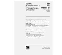 IEC 61300-3-24 Ed. 1.0 b:1999, Fibre optic interconnecting devices and passive components - Basic test and measurement procedures - Part 3-24: ... connectors for polarization maintaining fibre