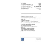 IEC 61300-3-30 Ed. 1.0 b:2004, Fibre optic interconnecting devices and passive components - Basic test and measurement procedures - Part 3-30: ... on single ferrule multifibre connectors
