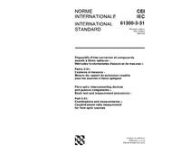 IEC 61300-3-31 Ed. 1.0 b:2003, Fibre optic interconnecting devices and passive components - Basic test and measurement procedures - Part 3-31: ... ratio measurement for fibre optic sources