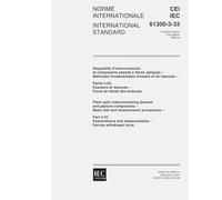 IEC 61300-3-33 Ed. 1.0 b:1999, Fibre optic interconnecting devices and passive components - Basic test and measurement procedures - Part 3-33: Examinations and measurements - Ferrule withdrawal force
