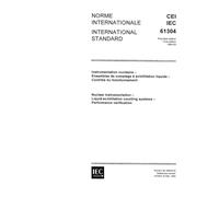IEC 61304 Ed. 1.0 b:1994, Nuclear instrumentation - Liquid-scintillation counting systems - Performance verification