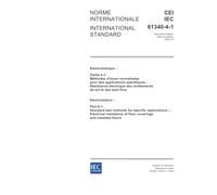 IEC 61340-4-1 Ed. 2.0 b:2003, Electrostatics - Part 4-1: Standard test methods for specific applications - Electrical resistance of floor coverings and installed floors