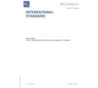 IEC 61340-4-7 Ed. 3.0 b:2025, Third Edition: Electrostatics - Part 4-7: Standard test methods for specific applications - Ionization