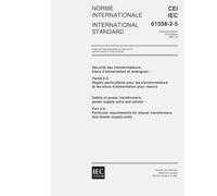 IEC 61558-2-5 Ed. 1.0 b:1997, Safety of power transformers, power supply units and similar - Part 2-5: Particular requirements for shaver transformers and shaver supply units