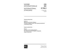 IEC 61788-2 Ed. 1.0 b:1999, Superconductivity - Part 2: Critical current measurement - DC critical current of Nb3Sn composite superconductors