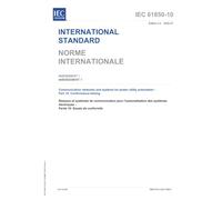 IEC 61850-10 Amd.1 Ed. 2.0 b:2025, Second Edition: Amendment 1 - Communication networks and systems for power utility automation - Part 10: Conformance testing