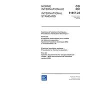 IEC 61857-22 Ed. 1.0 b:2002, Electrical insulation systems - Procedures for thermal evaluation - Part 22: Specific requirements for encapsulated-coil ... Wire-wound electrical insulation system (EIS)