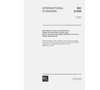 IEC 61939 Ed. 1.0 en:2000, Saw tables for use as saw benches - Tables for hand-held circular saws with a maximum saw-blade diameter of 315 mm - Safety requirements