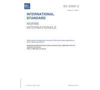 IEC 62007-2 Ed. 3.0 b:2025, Third Edition: Semiconductor optoelectronic devices for fibre optic system applications - Part 2: Measuring methods
