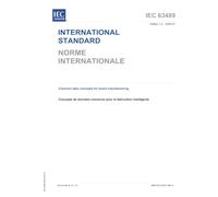 IEC 63489 Ed. 1.0 b:2025, First Edition: Common data concepts for smart manufacturing