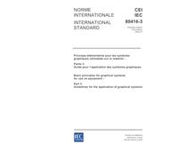 IEC 80416-3 Ed. 1.0 b:2002, Basic principles for graphical symbols for use on equipment - Part 3: Guidelines for the application of graphical symbols