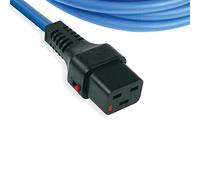 IEC Lock Rallonge Secteur C19/C20 2 m Bleu