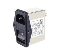 IEC Socket Power Filter CW2B-T CW2C-T 3A 6A 10A Filtre électromagnétique EMI avec interrupteur de sécurité pour équipement industriel (CW2C-10A-T)