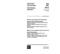 IEC/TR 60479-2 Ed. 2.0 b:1987, Effects of current passing through the human body. Part 2: Special aspects - Chapter 4: Effects of alternating current ... waveforms of current - Chapter 6: Effects o