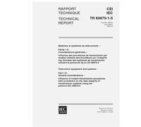 IEC/TR 60870-1-5 Ed. 1.0 b:2000, Telecontrol equipment and systems - Part 1-5: General considerations - Influence of modem transmission procedures ... systems using the protocol IEC 60870-5
