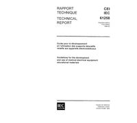 IEC/TR 61258 Ed. 1.0 b:1994, Guidelines for the development and use of medical electrical equipment educational materials