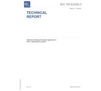 IEC/TR 63340-3 Ed. 1.0 en:2025, First Edition: Electronic displays for special applications - Part 3: Gaming and e-sports