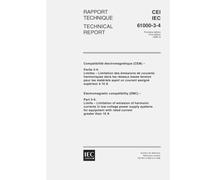 IEC/TS 61000-3-4 Ed. 1.0 b:1998, Electromagnetic compatibility (EMC) - Part 3-4: Limits - Limitation of emission of harmonic currents in low-voltage ... with rated current greater than 16 A