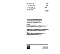 IEC/TS 61382-1 Ed. 1.0 b:1996, Nickel/cadmium rechargeable cells for vehicle propulsion applications - Part 1: Dynamic discharge performance test (DDPT) and dynamic endurance test (DET)