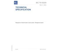 IEC/TS 63224 Ed. 1.0 en:2025, First Edition: Management of network assets in power systems - Management aspects