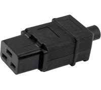 IEC320 C19 AC Adapter AC 16A/250V IEC C19 IEC C19 Female 3 Pin Adapter Plug IEC Male Mount Adapter Removable PDU PSU UPS Power Connector