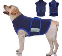 IECOii Chemise apaisante réglable pour chien, gilet confortable pour soulager l'anxiété des chiens, pour orage, voyage, feux d'artifice du 4 juillet, visites vétérinaires, séparation, gilet doux pour