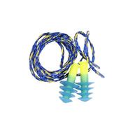 IEEDFJKK Bouchons d'oreilles confortables en silicone avec cordon pour environnements de travail bruyants, sommeil, études, concerts, ronflements, travail et études.