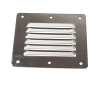 IEEDFJKK Grille d'aération rectangulaire à persiennes pour Camping-Car, en Acier Inoxydable 316, Facile à remplacer. Pièce de Rechange pour Ventilation Marine et Yacht.