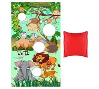 IEEDFJKK Jeu de lancer de sacs sable : lancer sacs haricots, cibles à Ce jeu permet Pour aux enfants participer à des jeux kermesse tout en développant leur coordination et en renforçant