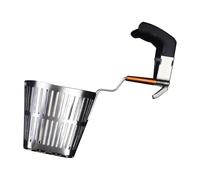 IEEDFJKK La louche à poignée crochet permet d'égoutter facilement les aliments tout en gagnant de la place dans cuisine et sans se brûler les mains. cuillère à trous, Pour aux perforations denses et