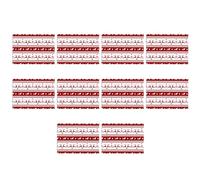 IEEDFJKK Lot de 10 feuilles de papier cadeau épais pour emballer des cadeaux, des souvenirs inoubliables, célébrations Noël et cadeaux Noël, trois