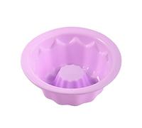 IEEDFJKK Moule Rond cannelé en Silicone Mini Moule résistant à la Chaleur en Forme de Citrouille Mousse Cupcake doublures pour fête de Mariage, Violet Clair