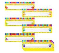 IEEDFJKK Papier de style salle de classe Décoration bordure Bulletin Bordure Saison Couleurs assorties Décoration tableau d'affichage Autocollants, tapez+3