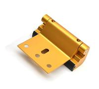 IEEDFJKK Serrure de porte de sécurité en alliage d'aluminium, innovation technologique sécurisée, renforcement pour porte chambre à coucher, serrure garage à l'épreuve des enfants, or