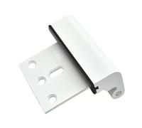 IEEDFJKK Serrure de porte de sécurité en alliage d'aluminium, innovation technologique sécurisée, renforcement pour porte chambre à coucher, serrure garage à l'épreuve des enfants, blanc