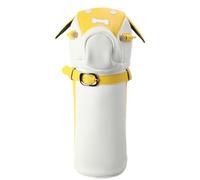 IEFIEL Étui Protecteur en Cuir Synthétique Imperméable, Silhouette Chien Créatif pour Driver Golf Jaune Blanc Taille Unique